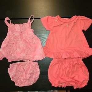 2 cute 2 piece sets one is janie and jack